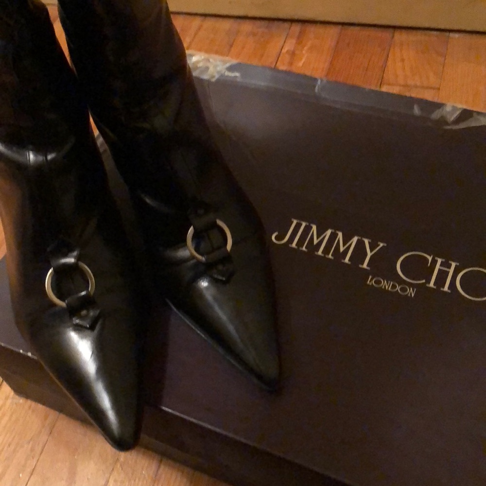 Jimmy Choo Leather Boots - Picture 2 of 8